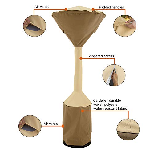 Classic Accessories Patio-Heizpilz-Abdeckung für die Terrasse, Kiesel, Passend für Heizpilze bis zu 86,36 cm Kuppel und 46,99 cm Boden - 5