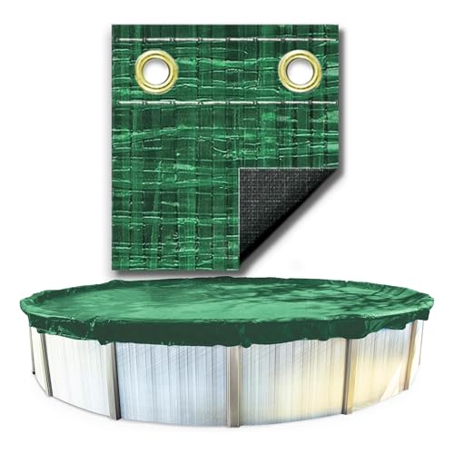 Cobertor de Piscina Invierno Swimline Blanco Redondo 33 FT miniatura 1