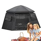 Veasbuu Tiendas de campaña para camping, protección solar, refugio para exteriores, alojamiento de tienda de campaña portátil, para parejas, mochileros, camping, jardín, excursiones, excursiones