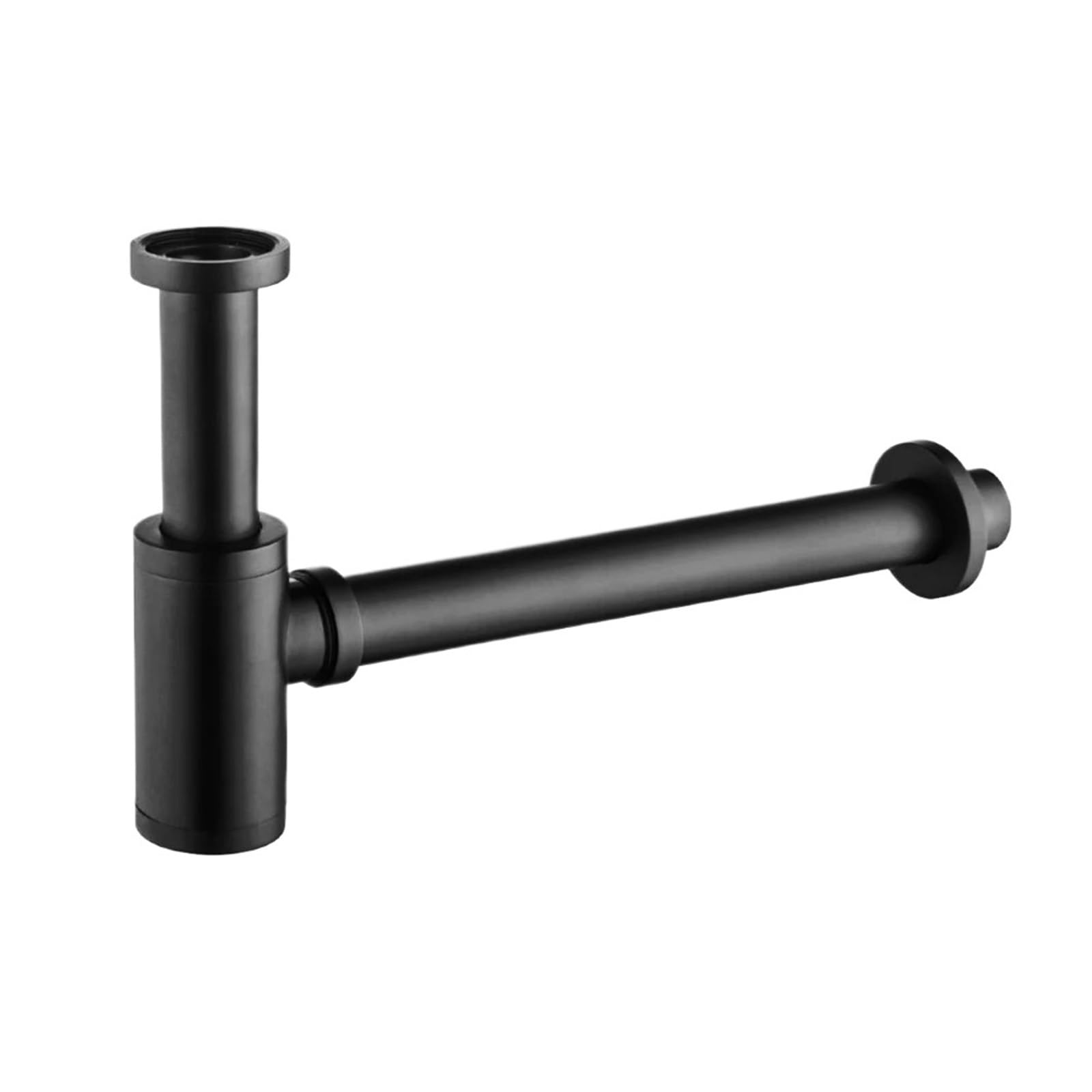 SifóN De Botella Sifón for lavabo de baño, moderno, con filtro emergente, tapón y sifón negro Para Lavabos(Bottle Trap)
