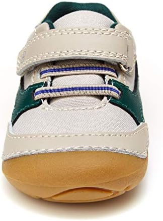 Stride Rite baby boys Soft Motion Kylin Sneaker, Tan, 3 Wide Infant US | Image 4
