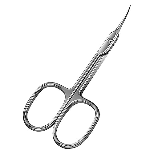Voarge Forbici per cuticole e cuticole, in acciaio inox, per