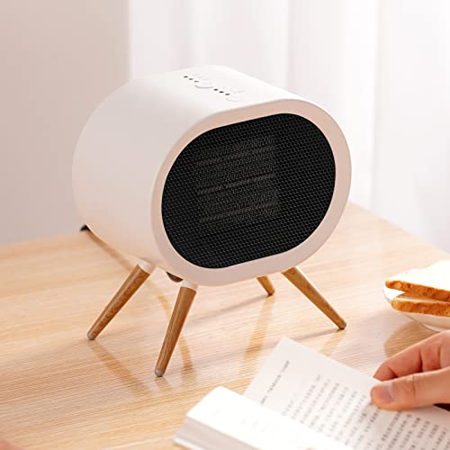 Babyexo Small Space Heater For Indoor Use, 1000W Ptc Fast Heating Ceramic Electric Room Heaters Fan Christmas Gifts For Family, Portable Energy Efficient Space Heater For Office Desk Bedroom - Black #TOP2