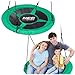 Produktbild Neo-Sport Tellerschaukel Nestschaukel Gartenschaukel Kinderschaukel rund Durchmesser|für Erwachsene | Garten-Schaukel | Rundschaukel Mehrkindschaukel für Draußen | bis 150 kg 95 cm SWINGO 1001