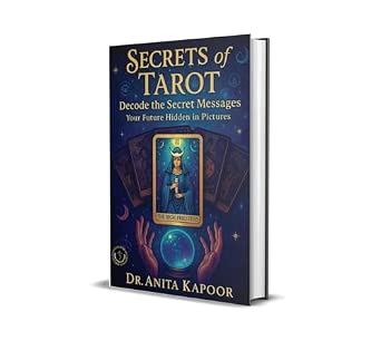 A vintage-style tarot deck with intricate illustrations, resting on an open book