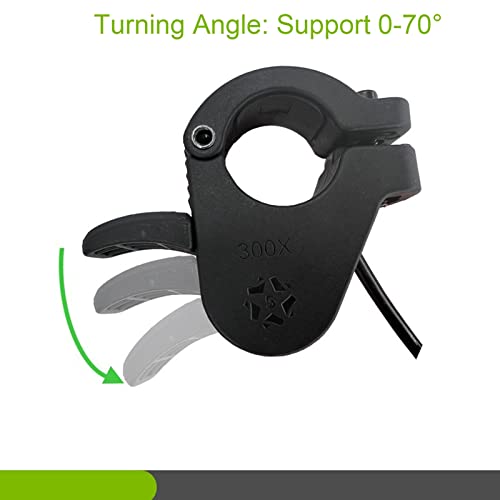 Acceleratore a Pollice per Bicicletta Elettrica 300X, Acceleratore a Pollice Sinistro Destro Resistente all'Acqua IPX5 con Testa Femmina a 3 Pin