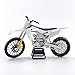OEVTVR 1:12 Scale Diecast Dirt Bike Motorcycle Model – White Motocross Motorbike with Realistic Details, Alloy Body, Display Gift for Enthusiasts