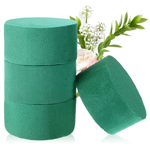 YUXIANLB Round Floral Foam Blocks, 3.15“