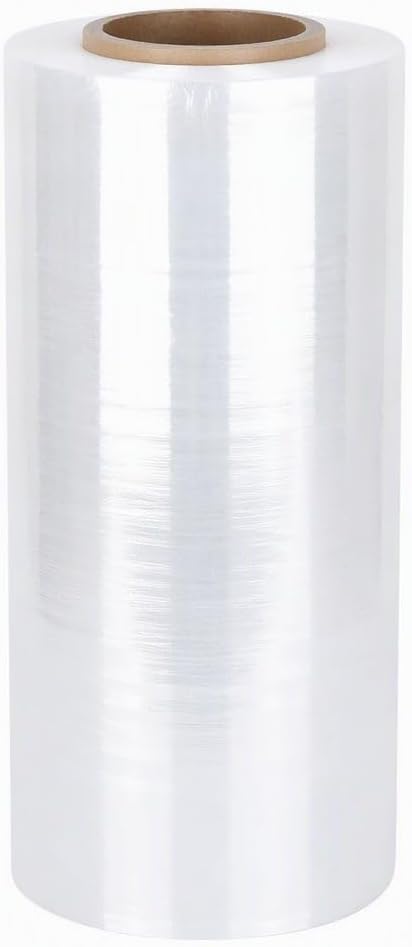 Inrial Stretch Wrap Film, Clear Plastic Packaging Roll for Bundling