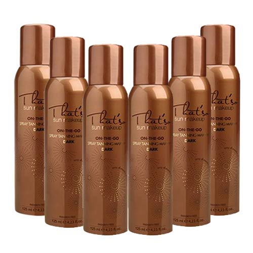 That'so, Spray autobronceador para rostro y escote, 125 ml, 6 unidades