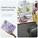 Fintie Hybrid Slim Case for Samsung Galaxy Tab S10 Lite/ S10 FE/ S9 FE 10.9 Inch/Tab S9 11 Inch with S Pen Holder, Shockproof Cover with Clear Transparent Back Shell, Auto Wake/Sleep, Lilac Marble