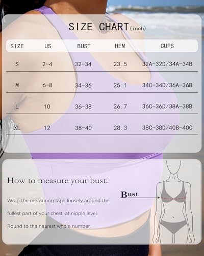 Image of XUNYU Sports Bras for Women High Support Longline Workout Tank Tops Built in Bra Padded Strappy Yoga Crop Top Cross Gym