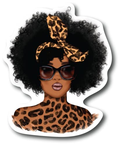 Imán decorativo animal print afroamericano 4 pulgadas miniatura 1