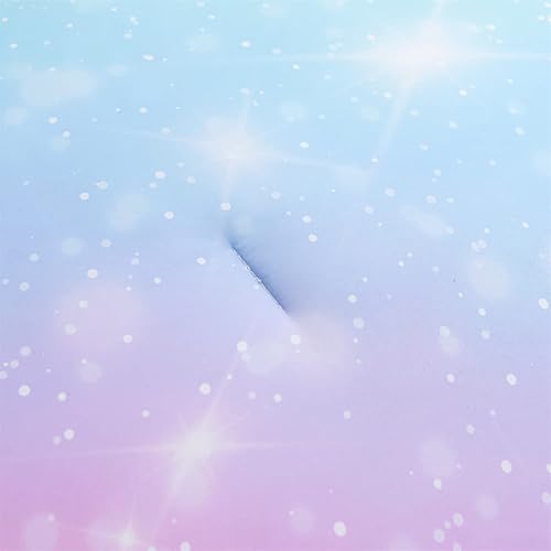 Miniatura 5 de Holawakaka Juego de edredón con purpurina para niños diseño de estrellas espaciales color rosa degradado y verde tamaño matrimonial rosa verde