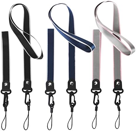 FYY 5 PCS Office Lanyards for Neck, 20 Inch Premium Polyester Neck Strap Lanyard with Safety Breakaway Buckle & Detachable Buckle & Oval Clasp for ID Badge Holder, Phone, Camera, Keys, USB, Whistles