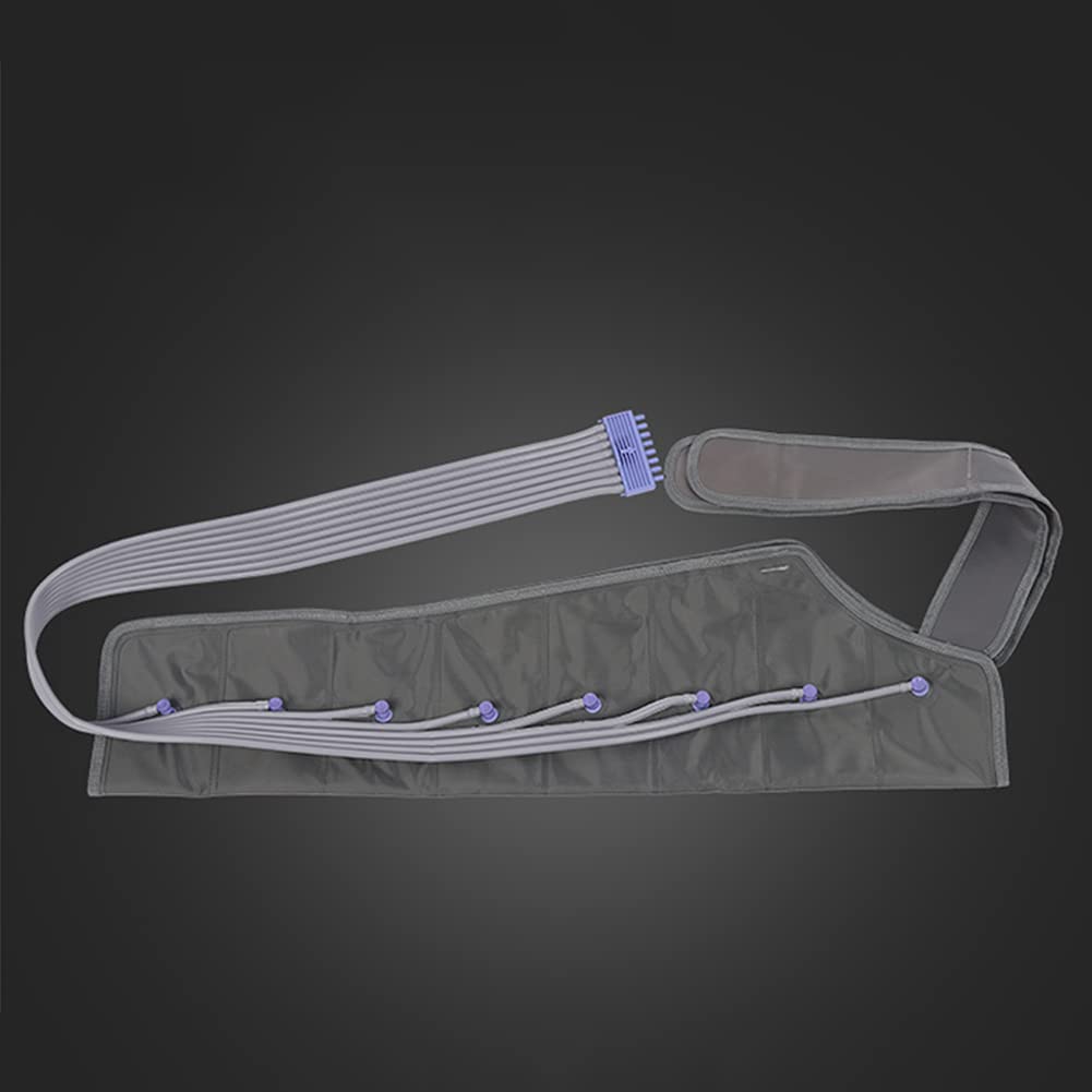Máquina de masaje de compresión de aire, masajeador de presoterapia para piernas, brazos y cintura, masajeador de muslos y pantorrillas con calentamiento de rodillas, masajeador de piernas para circ