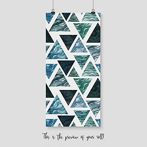 Papier peint triangles 250x250cm muralo en latex pour meuble et salon