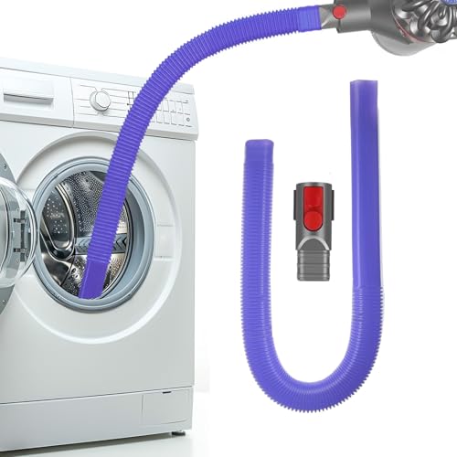 Image of Dryer Vent Cleaner Kit Compatible with dy-son V7 V8 V10 V11 V12 V15 Cordless Vacuum, Dryer Vent Vacuum Hose Attachment, Cleaning Tools for Dryer Vents, Crevice Tool for Corners & Gaps