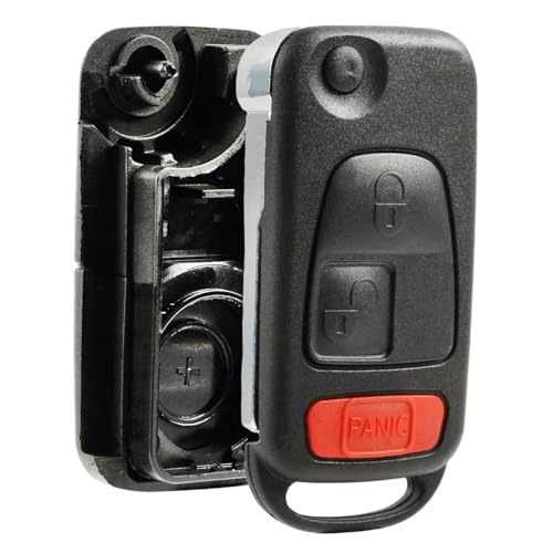 Coque à rabat pour clé de voiture finition premium boîtier de télécommande