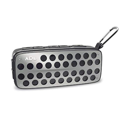 Image of ADL Music Thunder A5 Bluetooth Speaker with FM Radio /TF Card /USB Drive /AUX Input /Built-in Mic (Gun Metal)