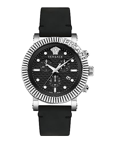 Montre Versace V-Chrono Classic noir le cadeau de luxe idéal pour homme raffiné
