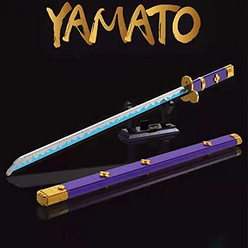 Ninja Weapons Modellbausatz Bauspielzeug 790 Teile Klemmbausteine Spielzeugschwert Sunwheel Sword Mit Schwertständer… – Bild 3