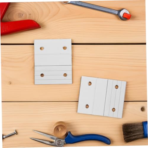 Image of VILLCASE 2set Metal French Cleat Picture Hanger Z-Shaped Interlocking Brackets for Wall Mounting Art Frames Mirrors Panels Heavy Duty Hanging Hardware for Versatile Decor