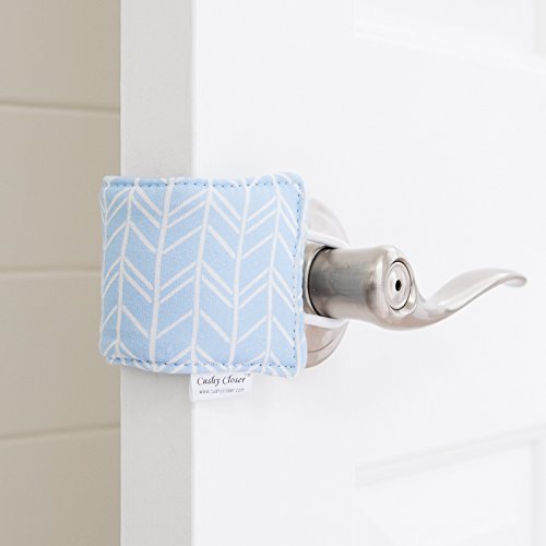 The Original Cushy Closer Door Cushion | No More Noisy Doors! | Door Latch Cover- Baby Safety for Quiet Doors...