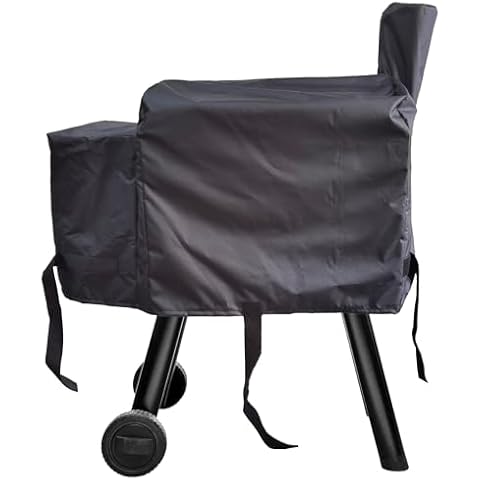 LU2000 Grill Cover Compatible for Traeger Grill Pro 22 Series - 600D Wood Pellet Smoker Encasement Waterproof, Premium Pellet BBQ Cover, Smoker Jacket Cover