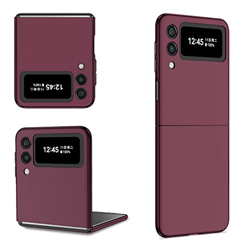 Coque Samsung Z Flip4 antichoc bordeaux pour éviter les rayures