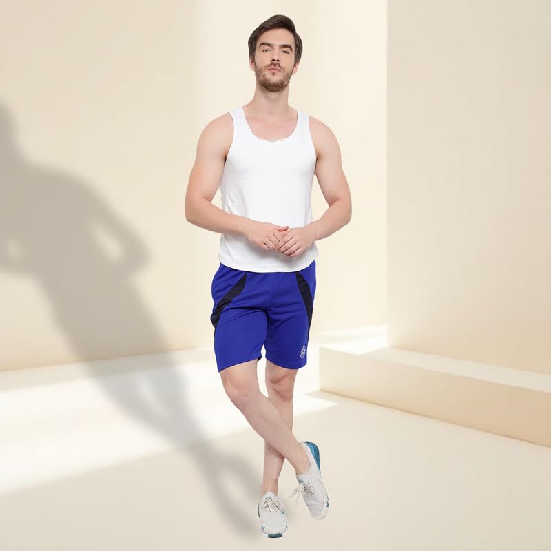 Image of DIA A DIA Men's Gym Shorts with Zipper Pockets Breathable Sports Shorts