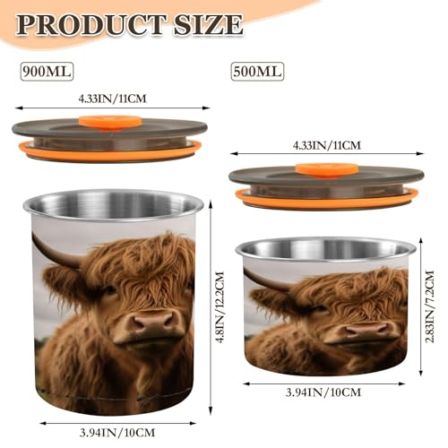 Contenedor Inoxidable Hermético para Café 900 ml miniatura 2
