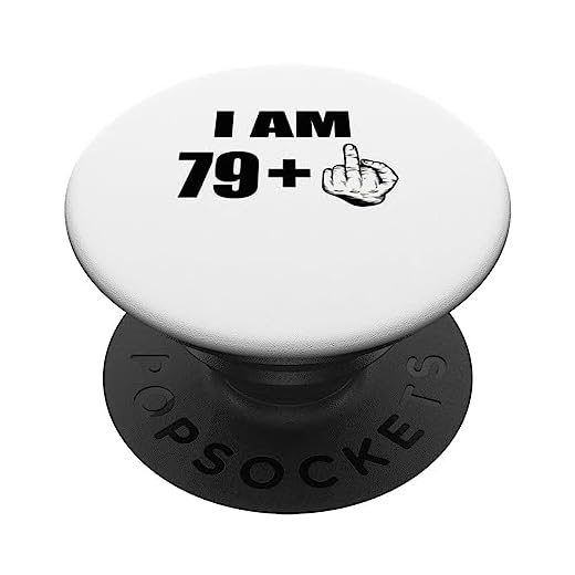 80 cumpleaños 80 cumpleaños hombre 80 años 80 años de vida PopSockets PopGrip Intercambiable
