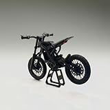 1:9 Scale Electric Dirt Bike Model for Surron Light Bee X, 3D Printed PLA Off-Road Motorcycle Miniature with Functional Suspension, Assemble It Yourself, Black