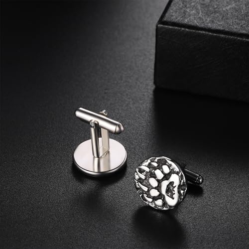Mancuernillas Vikingas OIDEA para Hombre en Acero Inoxidable miniatura 5