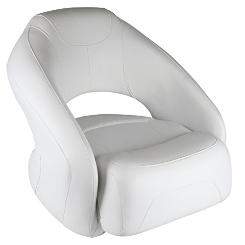 Wise 8WD1217-784 Sport Bucket Seat with Flip-Up Bolster, White