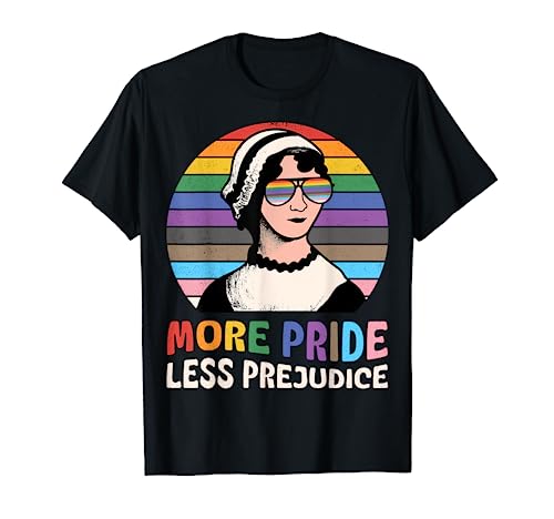 Más Orgullo Menos Prejuicio LGBT Mes del Orgullo Gay Rainbow Ally Camiseta