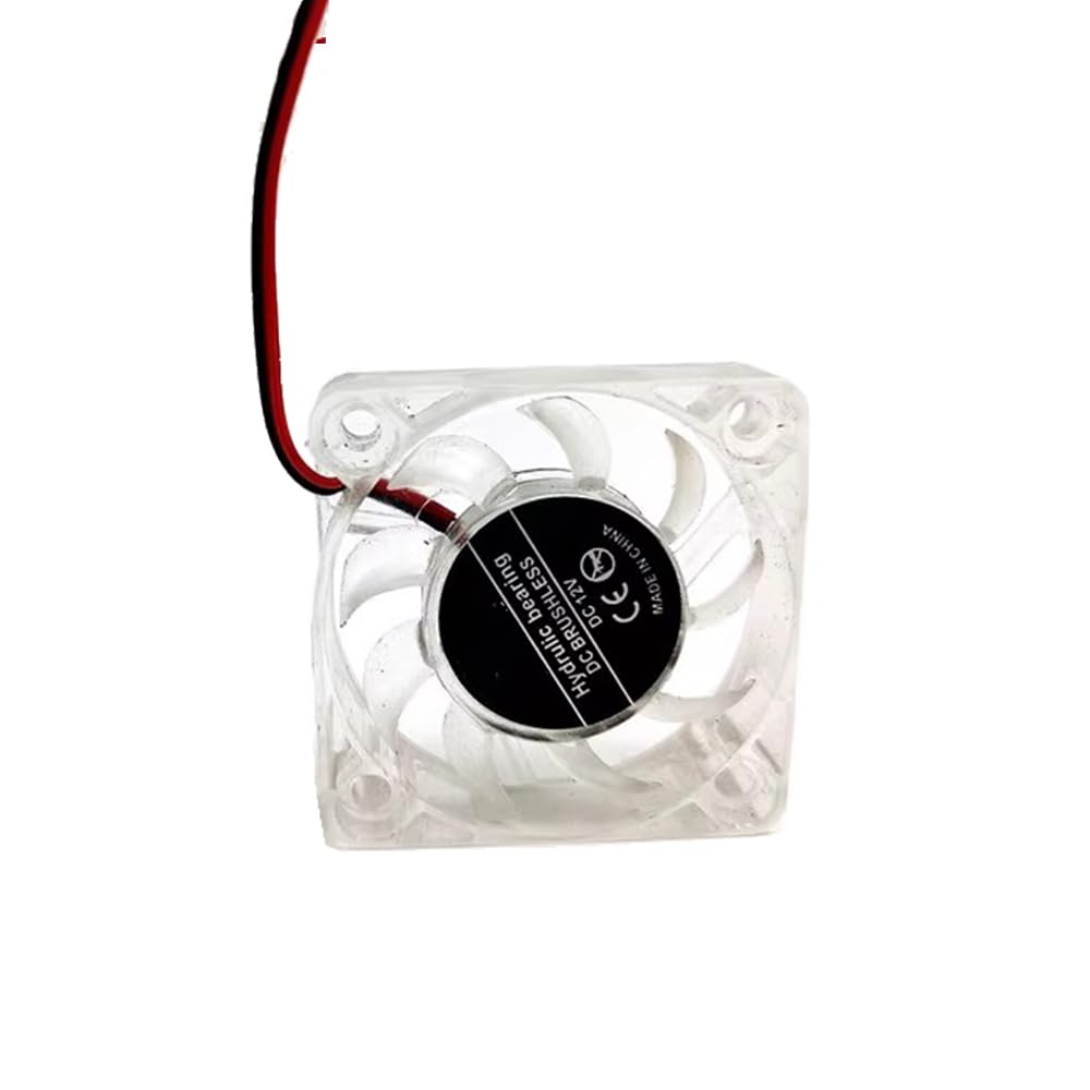Cooling Fan for GUNCAIZHU 4010 40 * 40 * 10mm Hydrulic Bearing Transparent Fan Blades DC12V 0.1A