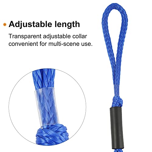 Bungee Dock Lines, 4 Feet Bungee Shock Cords Bungee Docking Rope Mooring Rope for Boat,PWC,Jet ski,Pontoon,Kayak,Canoe,Power Boat,Watercraft - image 3