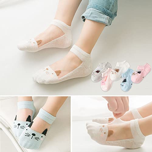 Baby Toddler Girls Boys Summer Mesh Thin Socks Kids Soft Cotton No Show Low Cut Socks3