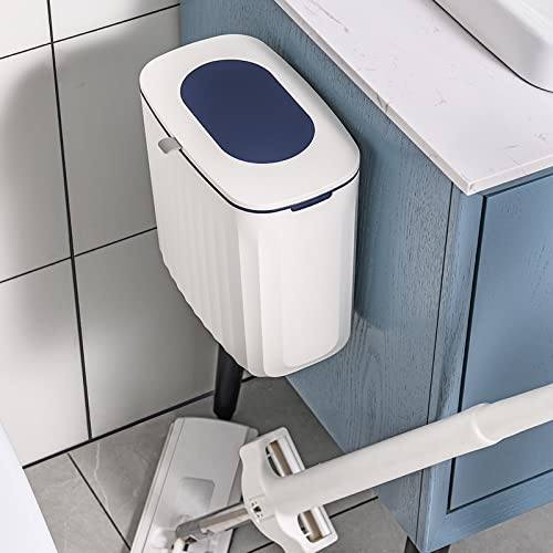 Pattumiera Cestino for bagno lattina a parete for la casa montata a parete con coperchio for la carta igienica del cesto di carta da bagno con coperchio for la spazzatura del cestino for diapositive I