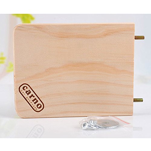 Image of Hypeety Parrot Bird Wooden Platform Perch Pet Dwarf Hamster Gerbil Rat Small Animal Sport Exercise Toy Pet Parrot Bird Cage Perches Square Toy
