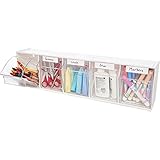 Deflecto Tilt Bins, Interlocking 5-Bins, 23