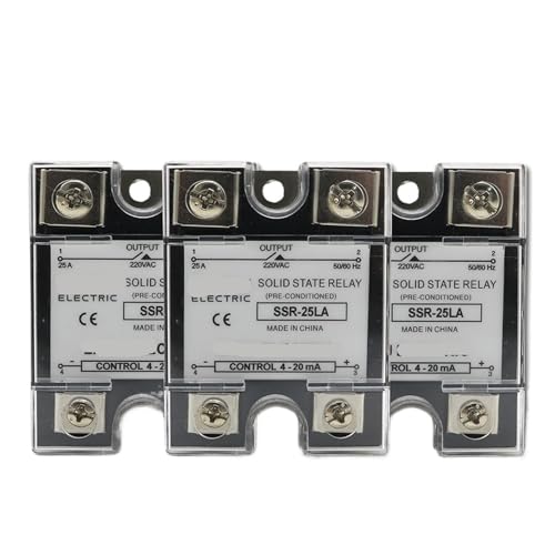 SSR 25A relais semi-conducteurs monophasé entrée 4-20mA sortie 220VAC 1pcs