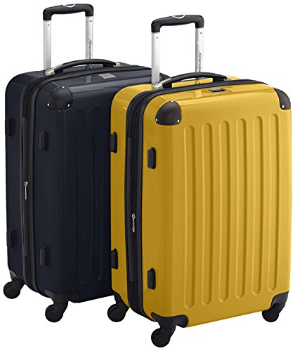 Hauptstadtkoffer® · 2er Hartschalen Kofferset · 2X 87 Liter · TSA (schwarz-gelb)