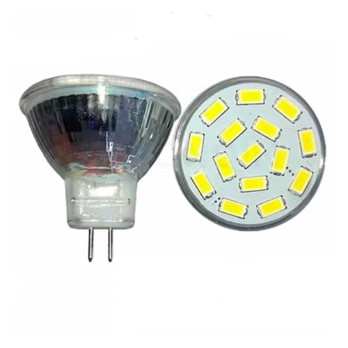 6�� LED �d�� 3W 6W 7W 35mm ���a 12V �����\ LED �X�|�b�g���C�g GU4.0 �x�[�X �q�ɁE�[�ˁE���ԏ�E�Ԍ�(Cold White,7w)