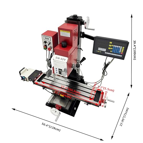 IntXanth 2HP Benchtop Mill Drill with DRO