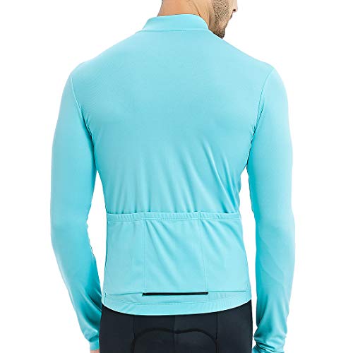 Maillot de cyclisme à manches longues Catena anti-transpiration bleu XXL séchage rapide