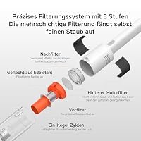 XIAOMI P30 Akku-Staubsauger, 22.000 Pa, 50 AW, bis zu 40 Min., leicht – Ansicht 8