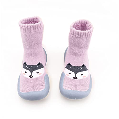 Infant Shoes,Infant Shoes Sock Shoes Anti-Slip Fuzzy Slipper Soft Indoor Boys Shoes 0-4 Years3